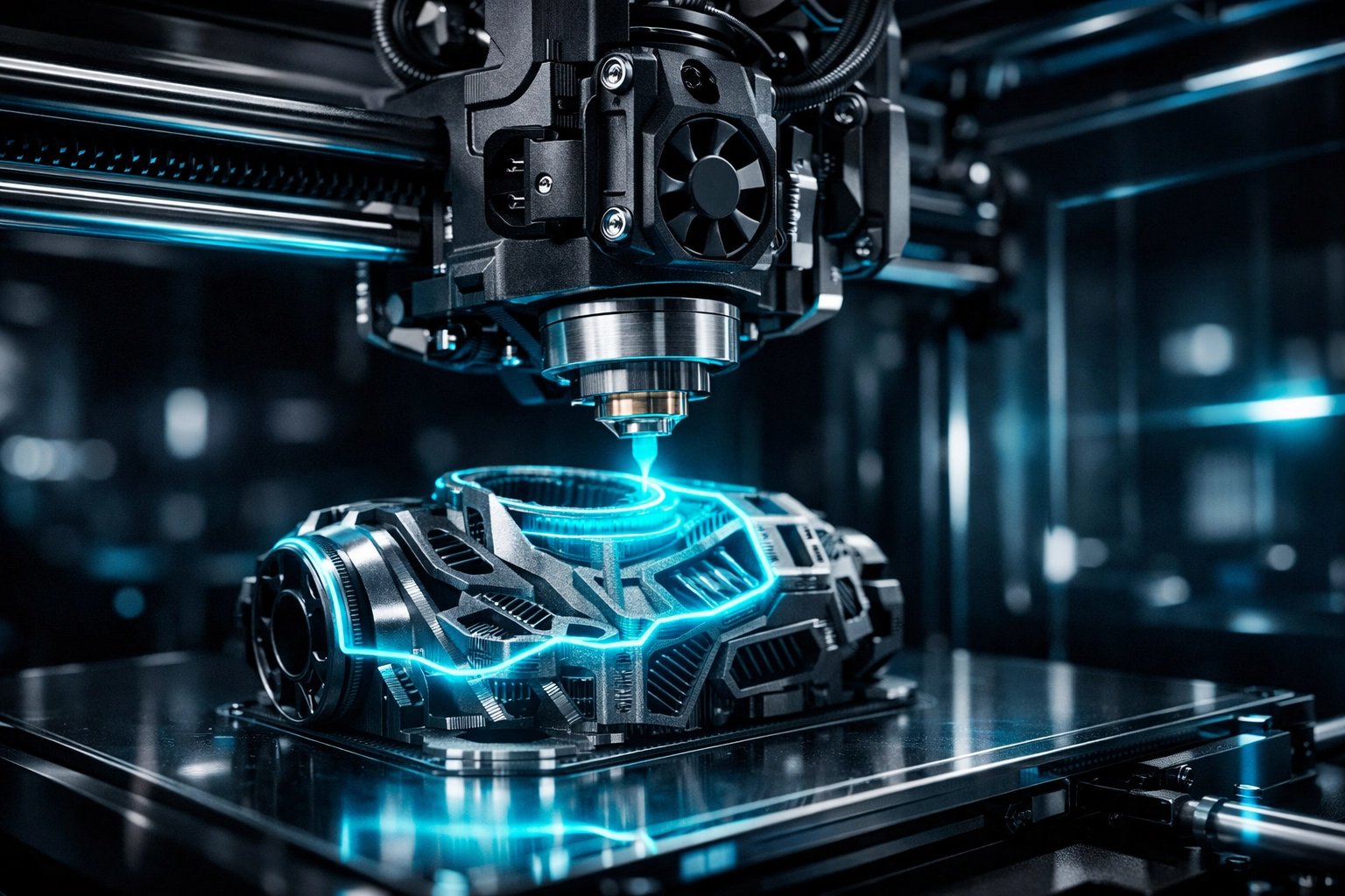 Impressora 3D em ação